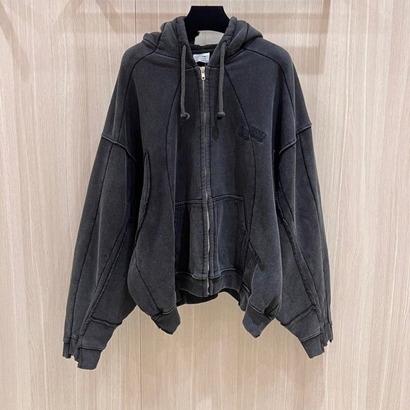 Vetements Grey Zip-Up Jacket - Picture 1 of 6